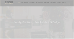 Desktop Screenshot of bilancioeyewear.com